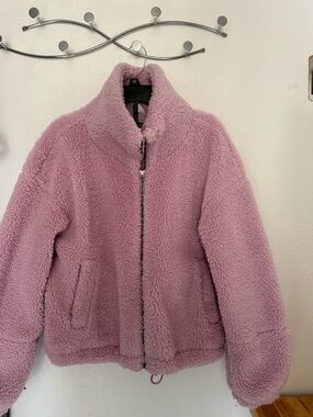 lululemon athletica Light Pink Sherpa-Lined Jacket